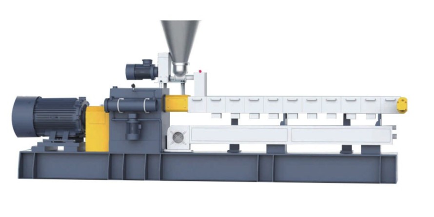 降解物料螺桿擠出造粒機(jī)